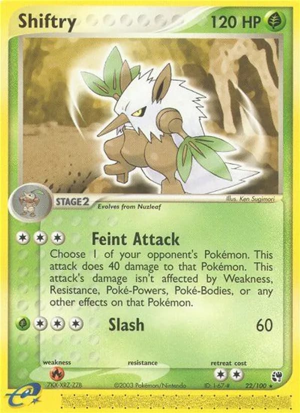 Shiftry 22/100, Sandstorm