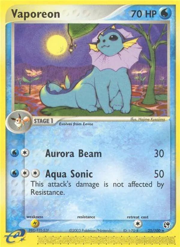 Vaporeon 25/100, Sandstorm