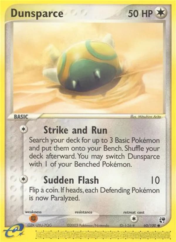 Dunsparce 60/100, Sandstorm