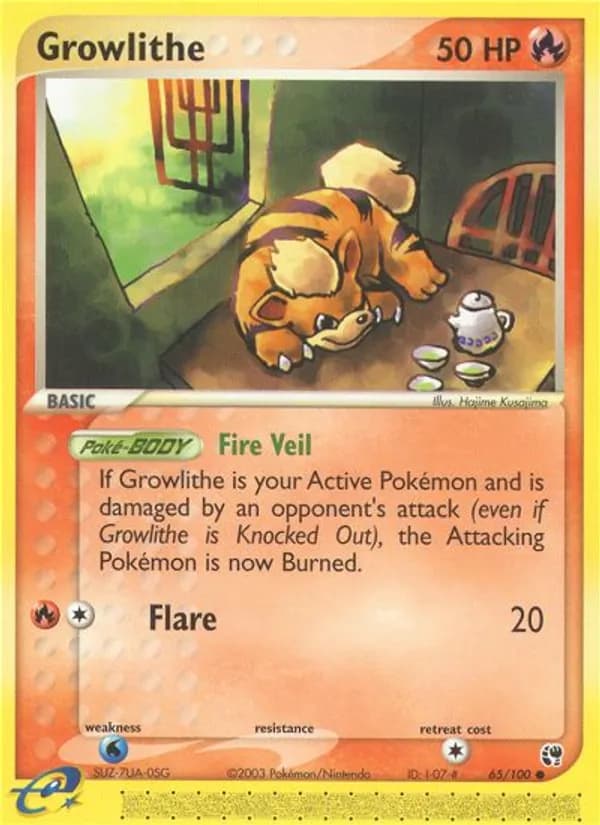 Growlithe 65/100, Sandstorm