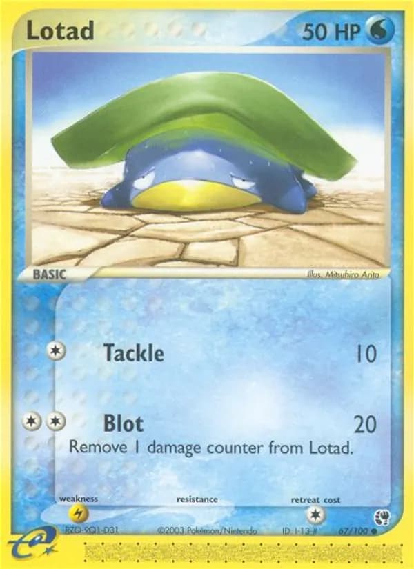 Lotad 67/100, Sandstorm
