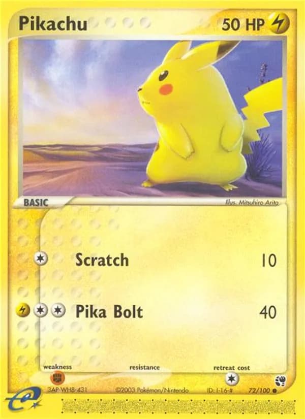 Pikachu 72/100, Sandstorm