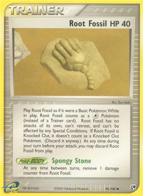 Root Fossil 92/100, Sandstorm