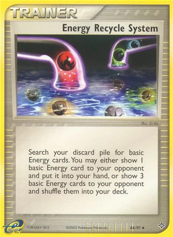 Energy Recycle System 84/97, Dragon