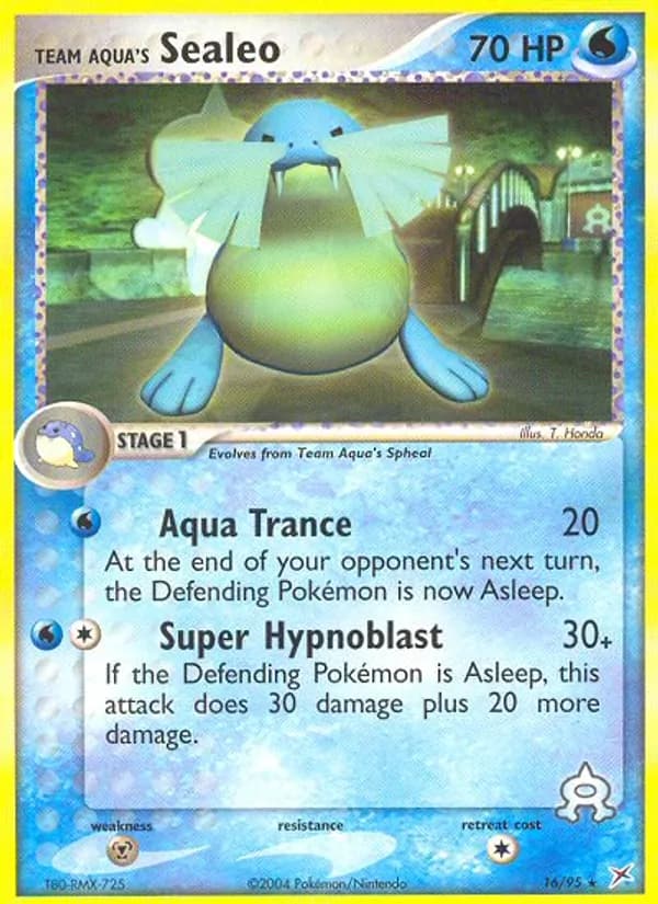 Team Aqua's Sealeo 16/95, Team Magma vs Team Aqua