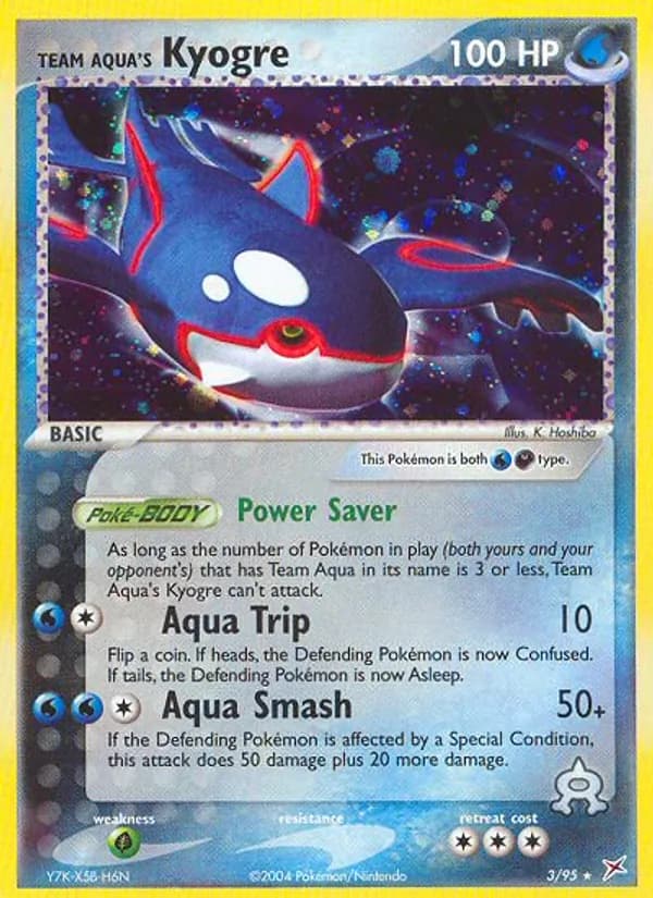 Team Aqua's Kyogre 3/95, Team Magma vs Team Aqua
