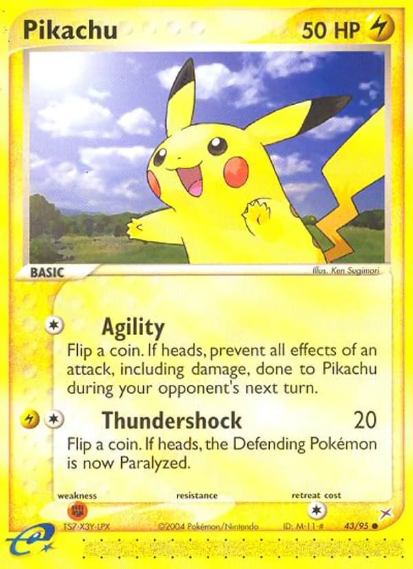 Pikachu 43/95, Team Magma vs Team Aqua