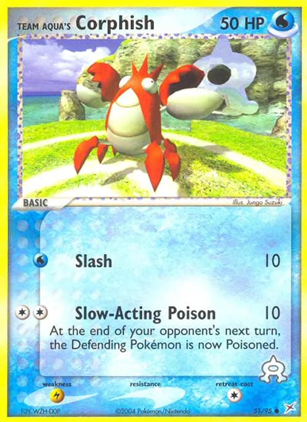 Team Aqua's Corphish 51/95, Team Magma vs Team Aqua