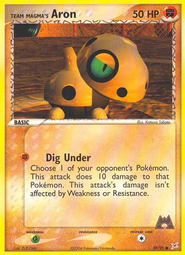 Team Magma's Aron 59/95, Team Magma vs Team Aqua