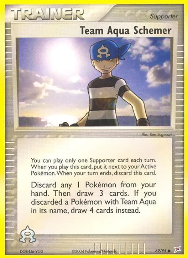 Team Aqua Schemer 69/95, Team Magma vs Team Aqua