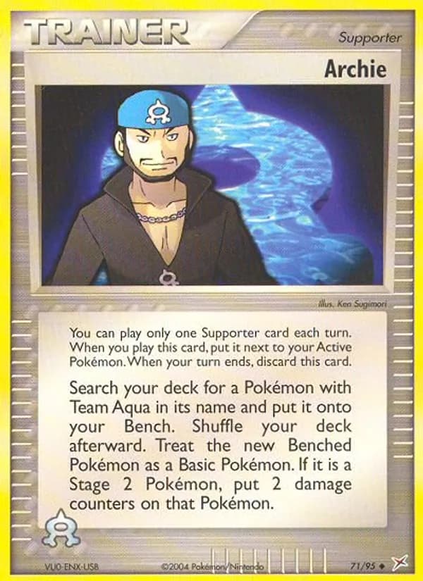 Archie 71/95, Team Magma vs Team Aqua