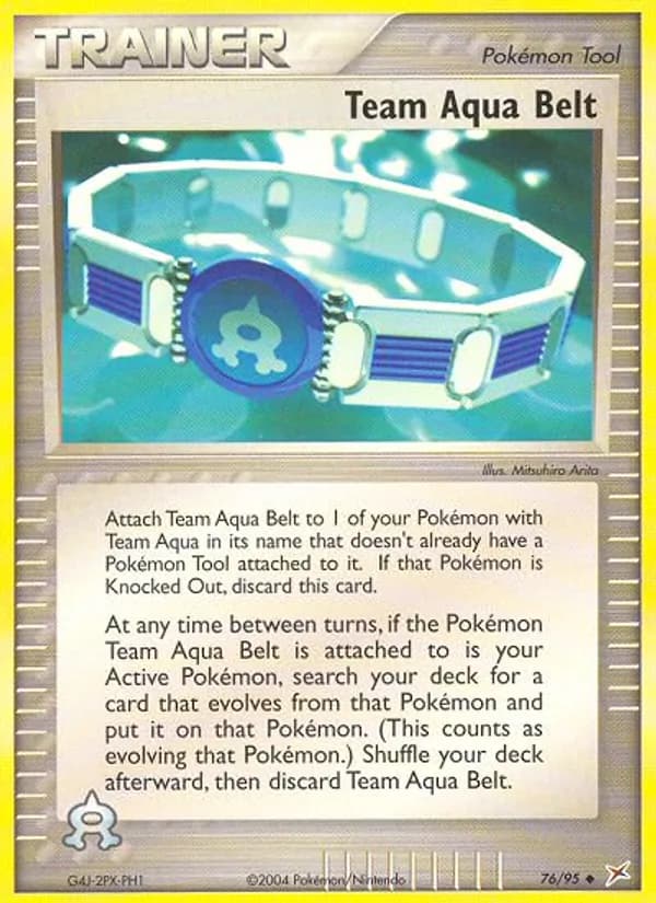 Team Aqua Belt 76/95, Team Magma vs Team Aqua