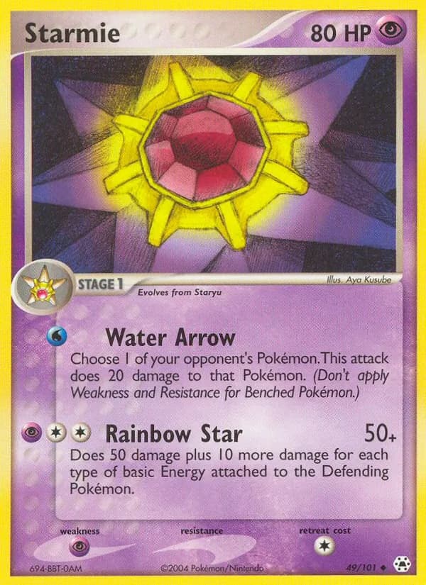 Starmie 49/101, Hidden Legends
