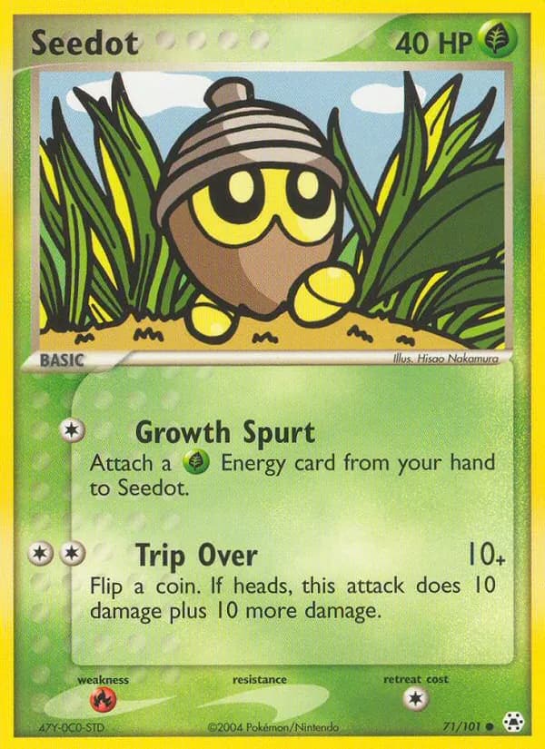 Seedot 71/101, Hidden Legends