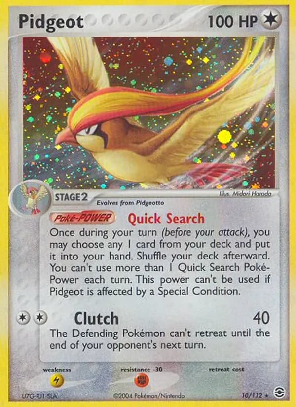 Pidgeot 10/112, FireRed & LeafGreen