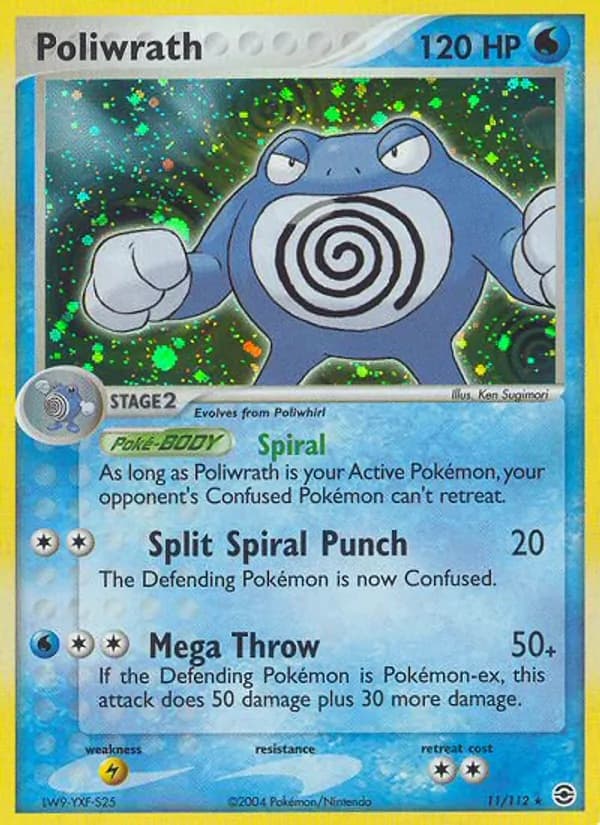 Poliwrath 11/112, FireRed & LeafGreen