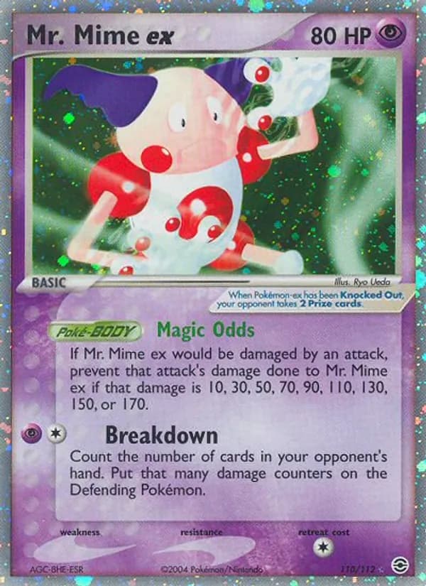 Mr. Mime ex 110/112, FireRed & LeafGreen