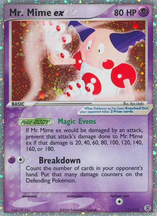 Mr. Mime ex 111/112, FireRed & LeafGreen