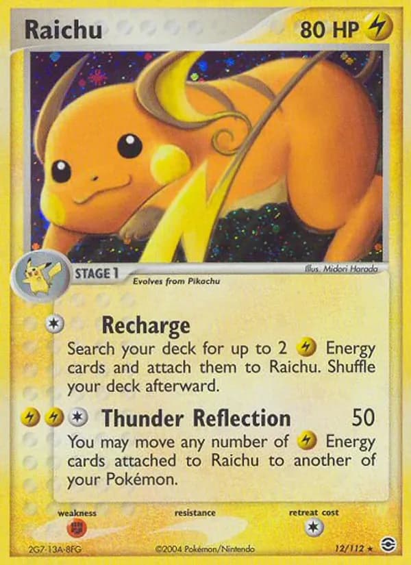 Raichu 12/112, FireRed & LeafGreen