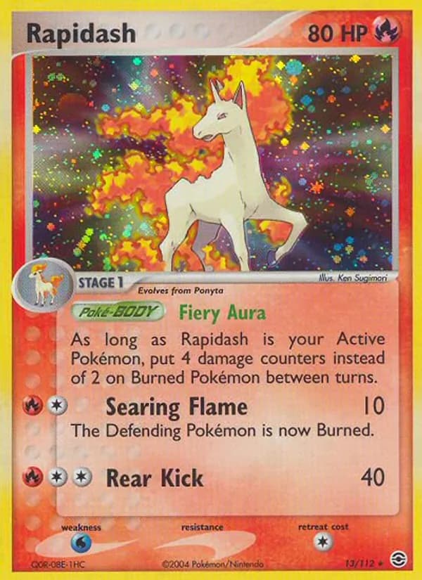 Rapidash 13/112, FireRed & LeafGreen