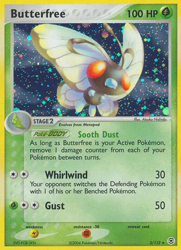 Butterfree 2/112, FireRed & LeafGreen