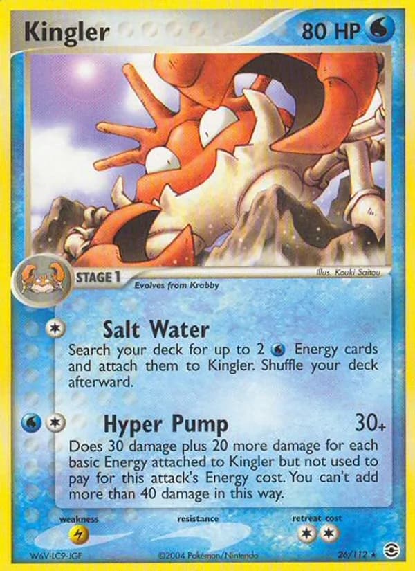 Kingler 26/112, FireRed & LeafGreen
