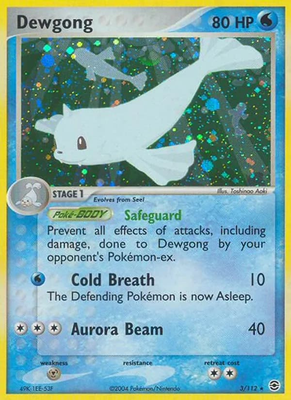 Dewgong 3/112, FireRed & LeafGreen