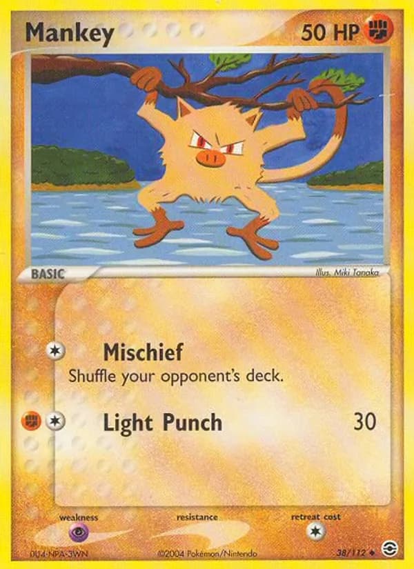 Mankey 38/112, FireRed & LeafGreen