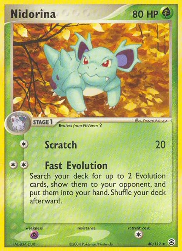 Nidorina 40/112, FireRed & LeafGreen