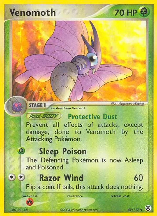 Venomoth 49/112, FireRed & LeafGreen