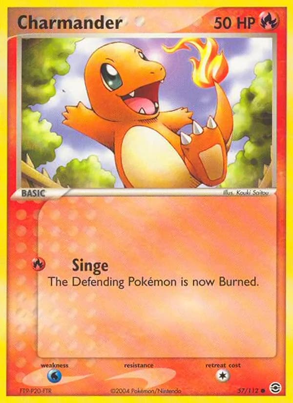 Charmander 57/112, FireRed & LeafGreen
