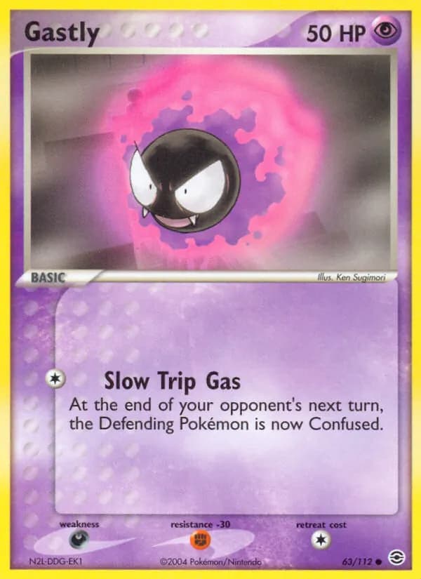 Gastly 63/112, FireRed & LeafGreen