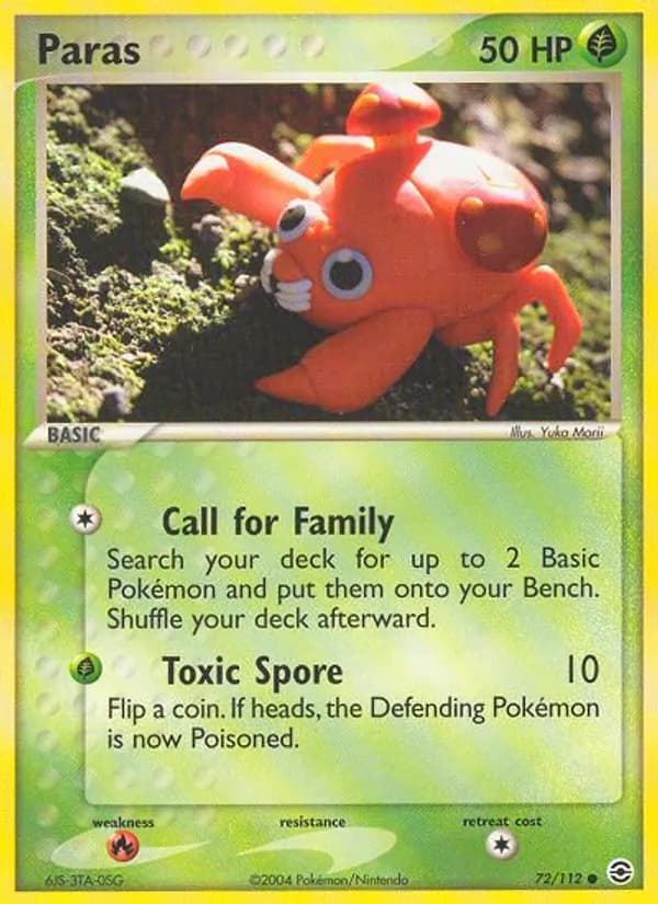 Paras 72/112, FireRed & LeafGreen