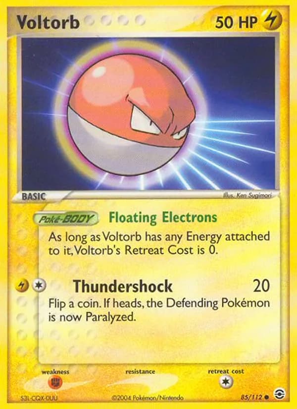 Voltorb 85/112, FireRed & LeafGreen
