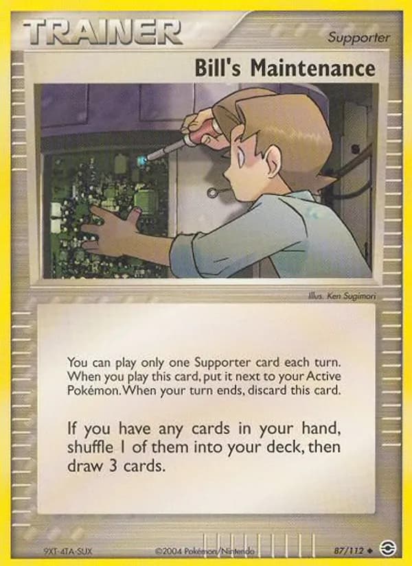Bill's Maintenance 87/112, FireRed & LeafGreen