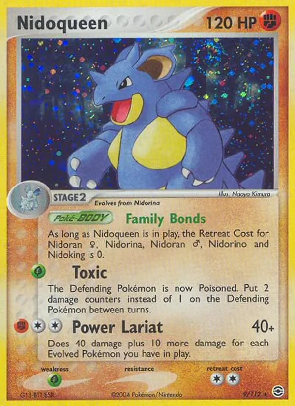 Nidoqueen 9/112, FireRed & LeafGreen