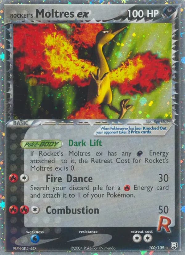 Rocket's Moltres ex 100/109, Team Rocket Returns