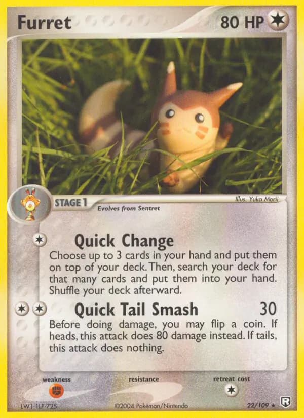 Furret 22/109, Team Rocket Returns