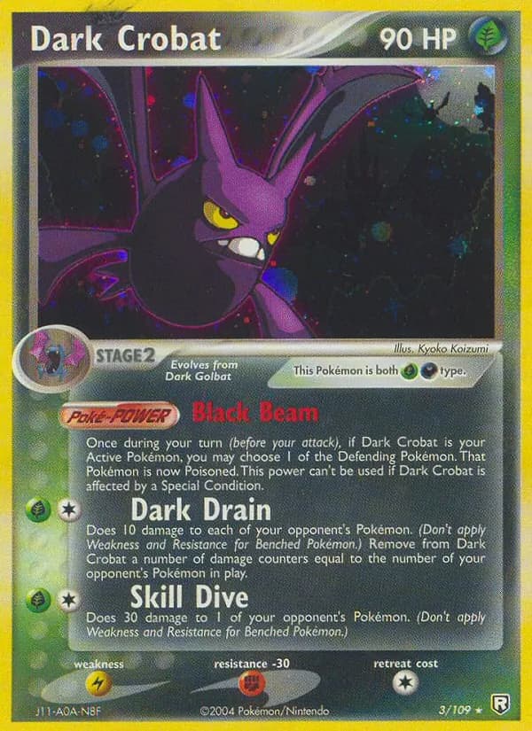Dark Crobat 3/109, Team Rocket Returns