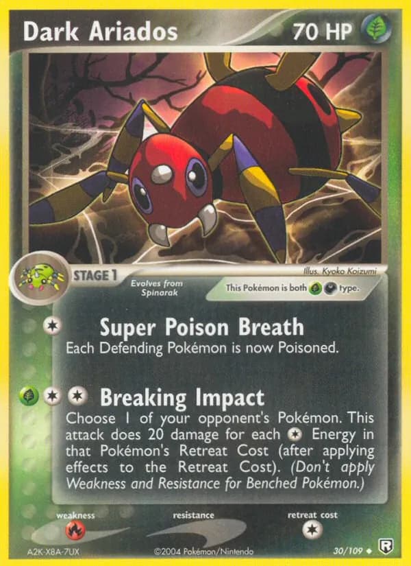 Dark Ariados 30/109, Team Rocket Returns