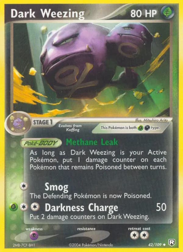 Dark Weezing 42/109, Team Rocket Returns