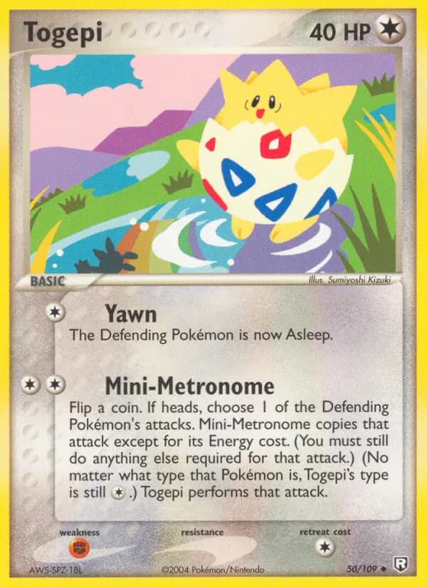 Togepi 50/109, Team Rocket Returns
