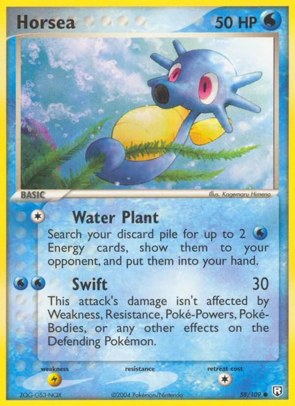 Horsea 58/109, Team Rocket Returns