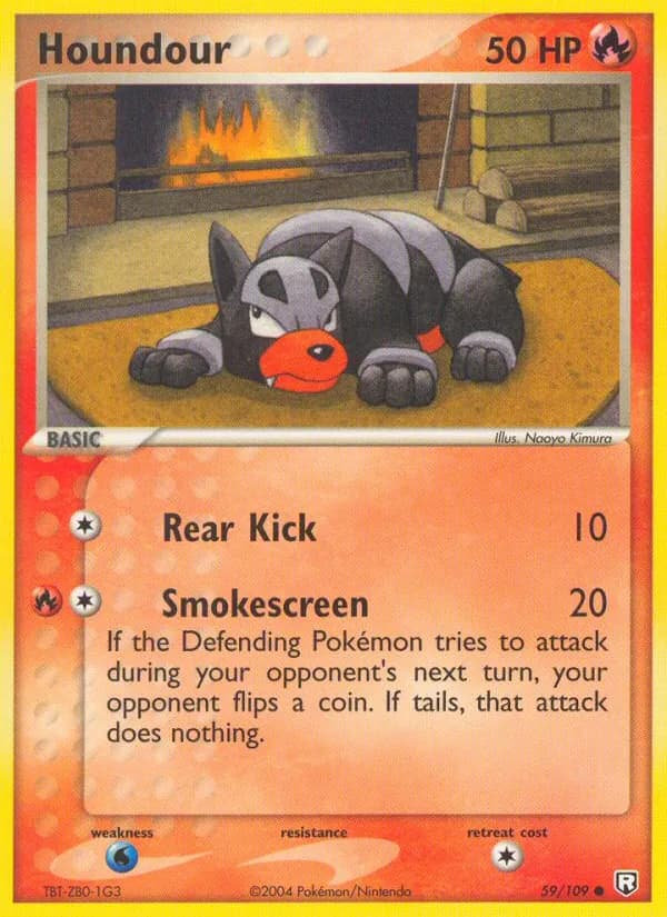 Houndour 59/109, Team Rocket Returns