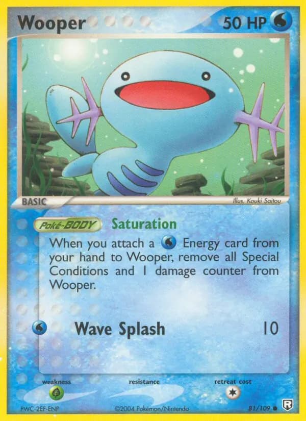 Wooper 81/109, Team Rocket Returns