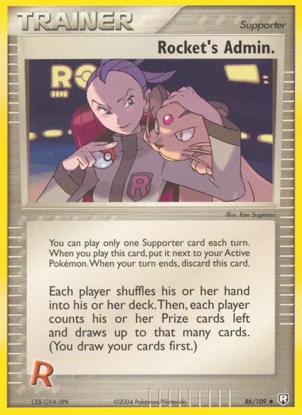 Rocket's Admin. 86/109, Team Rocket Returns