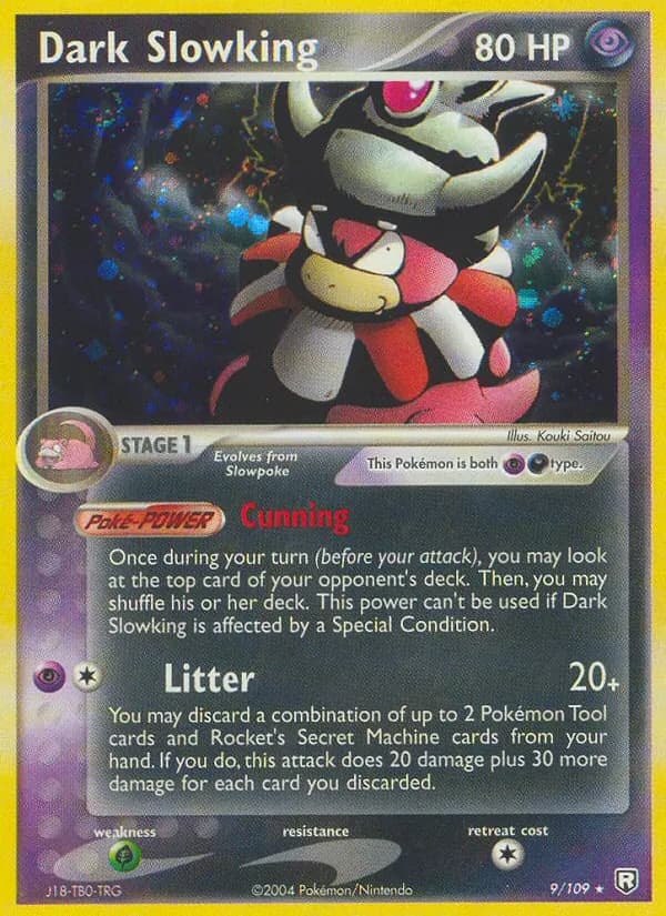 Dark Slowking 9/109, Team Rocket Returns