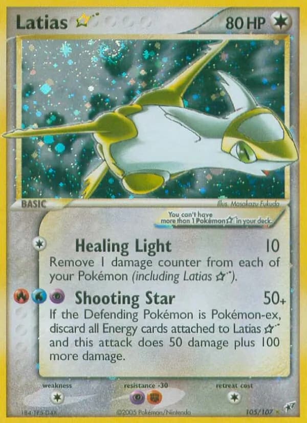 Latias ☆ 105/107, Deoxys