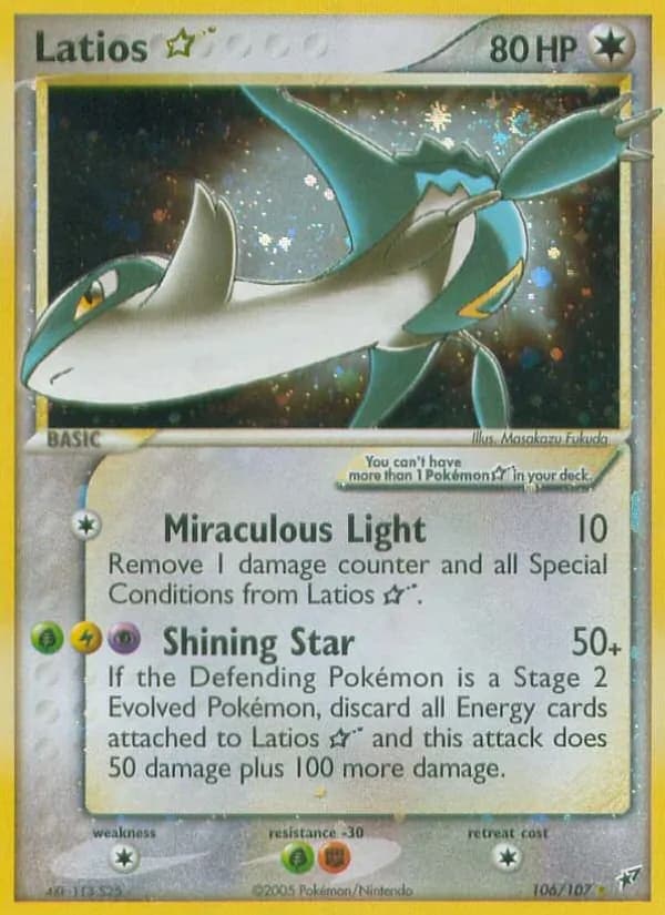 Latios ☆ 106/107, Deoxys
