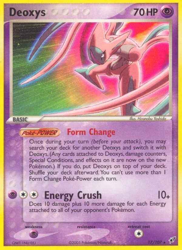 Deoxys 17/107, Deoxys